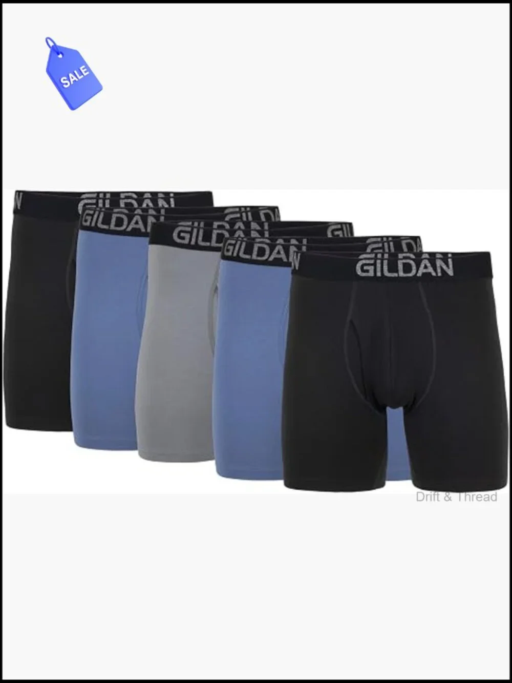 Cotton Stretch Boxer Briefs Multipack - Men's Underwear 5 Pack